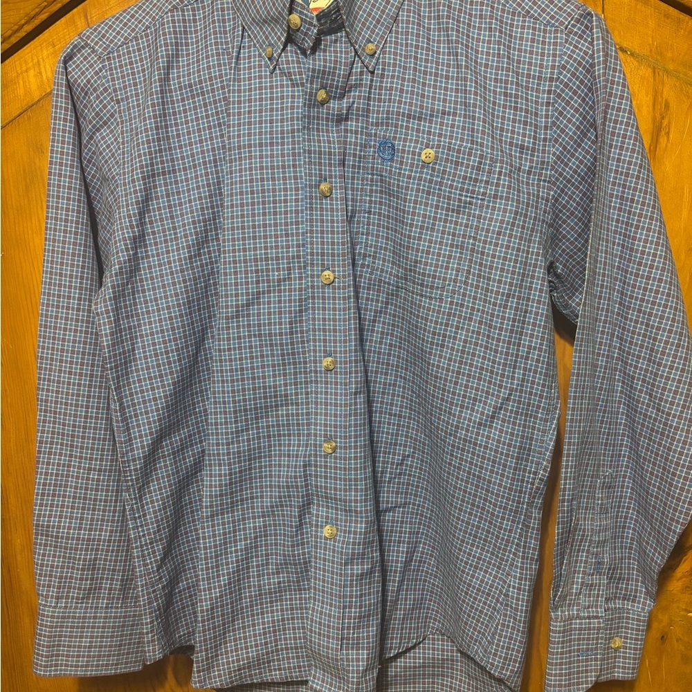 Boy’s Wrangler George Strait Cowboy Cut Collection Shirt